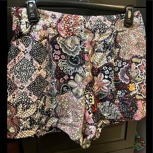 Loft Fluid Linen Blend Shorts